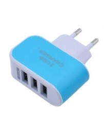 USB S6 enchufe de la UE Adaptador de corriente de calidad superior azul. - Envío Gratuito
