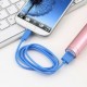 Micro V8 cable USB 1M Azul - Envío Gratuito