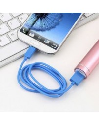 Micro V8 cable USB 1M Azul - Envío Gratuito
