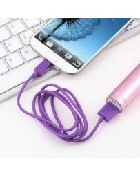 Micro V8 1M cable USB púrpura - Envío Gratuito