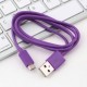 Micro V8 1M cable USB púrpura - Envío Gratuito