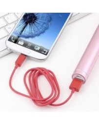 v8 cable micro USB 1M roja - Envío Gratuito
