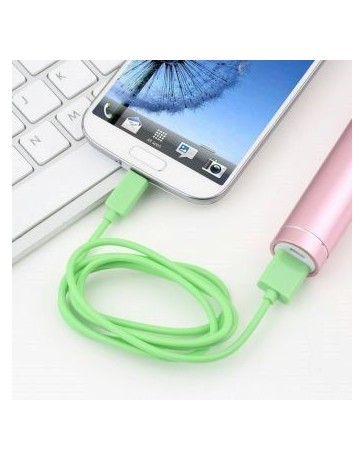 v8 cable micro USB 1M verde - Envío Gratuito