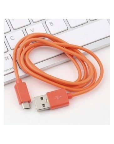 Micro V8 cable USB 1M Naranja - Envío Gratuito