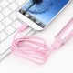 Micro USB v8 1M cable de color rosa - Envío Gratuito