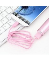 Micro USB v8 1M cable de color rosa - Envío Gratuito