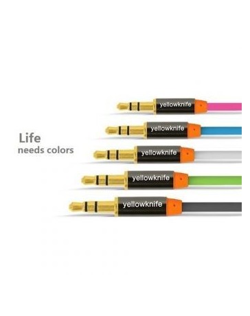 Yellowknife 2M 3.5mm Male To Male Stereo Audio Cable For IPhone IPad IPod Samsung - Envío Gratuito