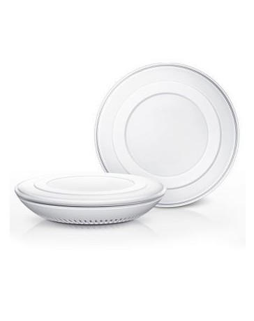 Almohadilla De Carga Inalámbrico QI para Samsung Galaxy S6S6 EdgeNote 5Edge Blanco - Envío Gratuito