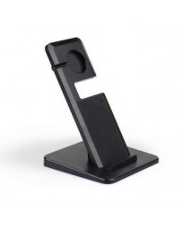 Almohadilla De Carga IFone Para IPhone Samsung Con Soporte IWatch Negro - Envío Gratuito