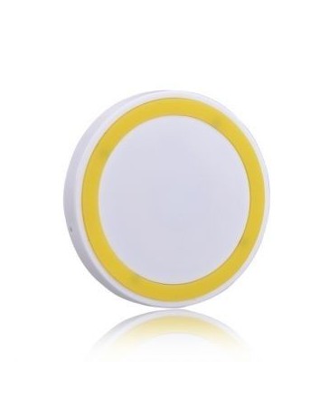 Almohadilla De Carga Inalámbrico QI Mini Para iPhone Samsung Galaxy S4 Note 2 Amarillo - Envío Gratuito