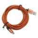 cables de cobre 2M Micro USB Data Sync cable de carga universal para Samsung HTC LG rojo - Envío Gratuito