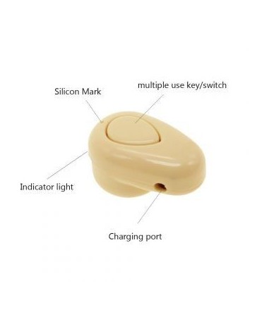 Pumio Actualizado S530 Mini Bluetooth auriculares para la cautela del teléfono móvil color caqui - Envío Gratuito