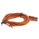 cables de cobre 2M Micro USB Data Sync cable de carga universal para Samsung HTC LG rojo - Envío Gratuito