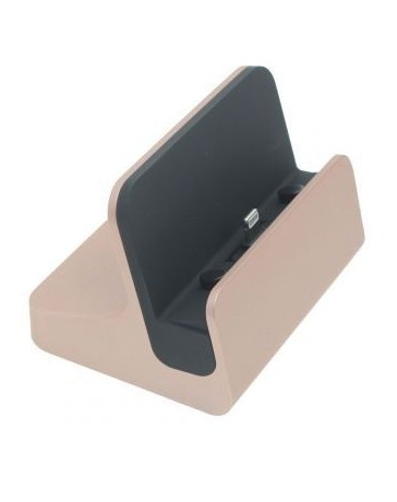 Pumio Universal 2-en-1 cargador de muelle de la sinc horquilla del sostenedor del soporte para iPad Air 2mini 4Pro - Oro rosa - 