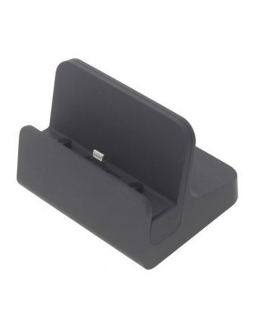 Pumio Universal 2-en-1 cargador de muelle de la sinc horquilla del sostenedor del soporte para iPad Air 2mini 4Pro - negro - Env