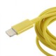 ER iPhone5 3m cable de datos de color amarillo - Envío Gratuito