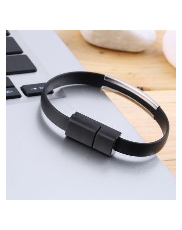 EW línea de datos micro brazalete negro - Envío Gratuito