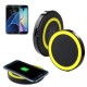 Cargador De La Energía De Carga Inalámbrica Pad Para Samsung Galaxy S7  S7 Edge-Amarillo - Envío Gratuito