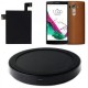 Cargador Cargador De Carga Inalámbrica Qi Pad + Receptor Pegatina Con La Tecnología NFC-Negro - Envío Gratuito