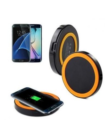 Cargador De La Energía De Carga Inalámbrica Pad Para Samsung Galaxy S7  S7 Edge-naranja - Envío Gratuito