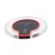 Cargador De Carga Inalámbrica Qi Ronda Pad Para Teléfonos Smartphone-rojo - Envío Gratuito