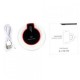 Cargador De Carga Inalámbrica Qi Ronda Pad Para Teléfonos Smartphone-rojo - Envío Gratuito