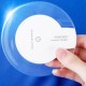 Cargador De Carga Inalámbrica Qi Ronda Pad Para Teléfonos Smartphone-Blanco - Envío Gratuito