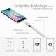 EW Diamond 2.4A de Apple Andrews combinado de aleación de zinc cable de datos USB blanco - Envío Gratuito